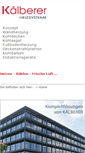 Mobile Screenshot of kaelberer-heizsysteme.de